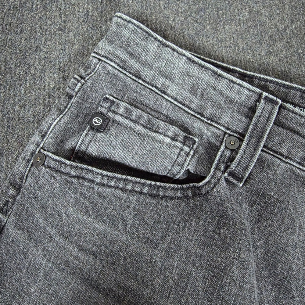 AG‎ Adriano Goldschmied Ex-Boyfriend Slim Grey Slouchy Jeans 32R (34x24)
